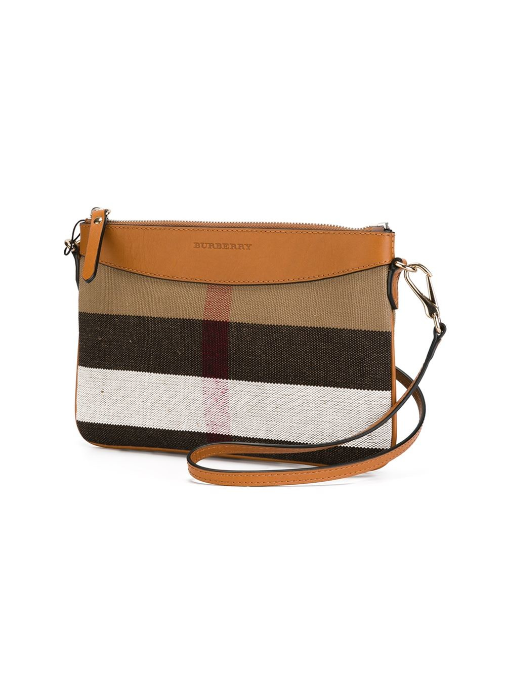Burberry Canvas Small 'ashby' Crossbody Bag in Black Lyst